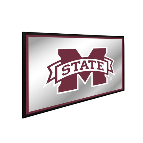 Mississippi State Bulldogs: Framed Mirrored Wall Sign - The Fan-Brand