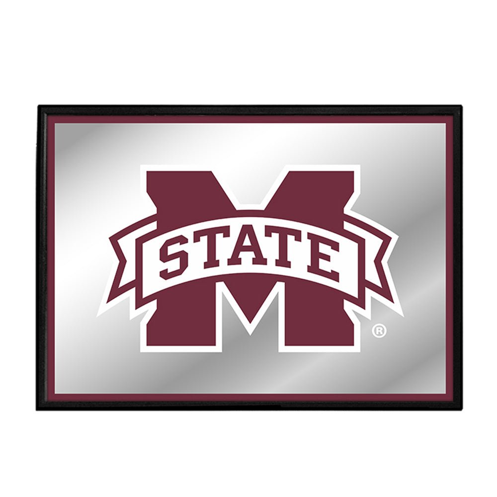 Mississippi State Bulldogs: Framed Mirrored Wall Sign - The Fan-Brand