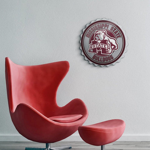 Mississippi State Bulldogs: Mascot - Bottle Cap Wall Sign - The Fan-Brand