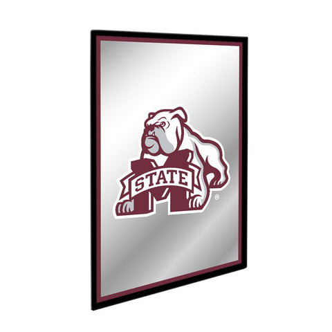 Mississippi State Bulldogs: Mascot - Framed Mirrored Wall Sign - The Fan-Brand