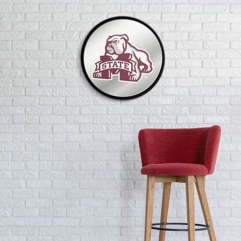 Mississippi State Bulldogs: Mascot - Modern Disc Mirrored Wall Sign - The Fan-Brand