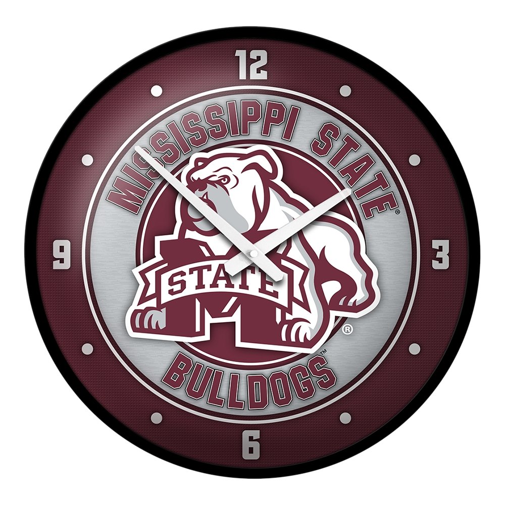 Mississippi State Bulldogs: Mascot - Modern Disc Wall Clock - The Fan-Brand
