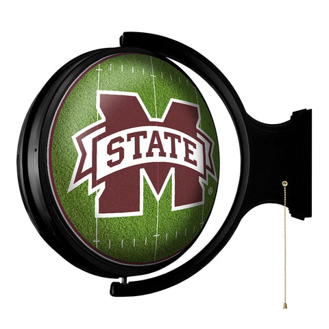 Mississippi State Bulldogs: On the 50 - Rotating Lighted Wall Sign - The Fan-Brand