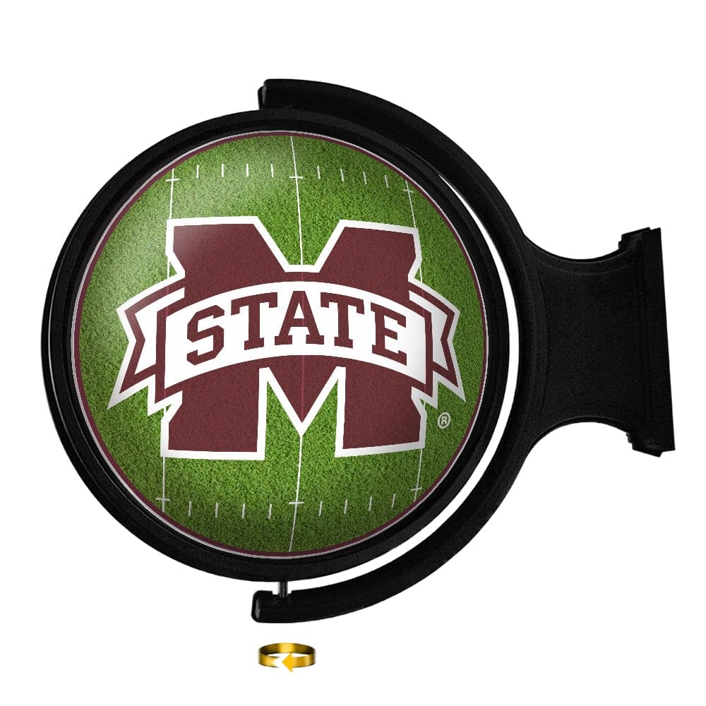 Mississippi State Bulldogs: On the 50 - Rotating Lighted Wall Sign - The Fan-Brand