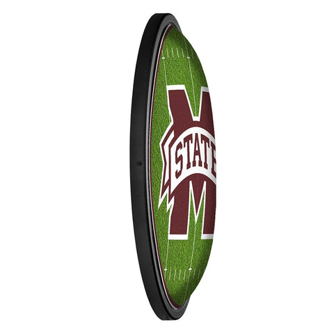 Mississippi State Bulldogs: On the 50 - Slimline Lighted Wall Sign - The Fan-Brand