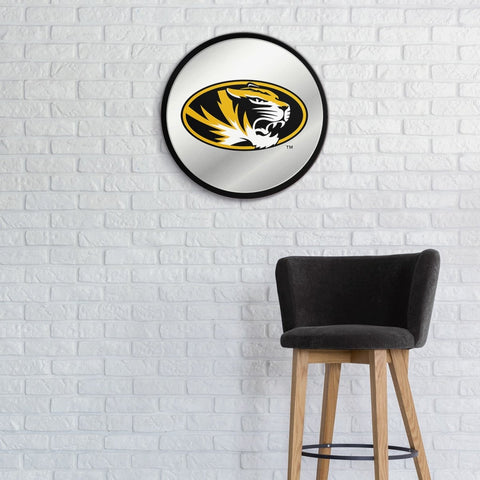 Missouri Tigers: Modern Disc Mirrored Wall Sign - The Fan-Brand