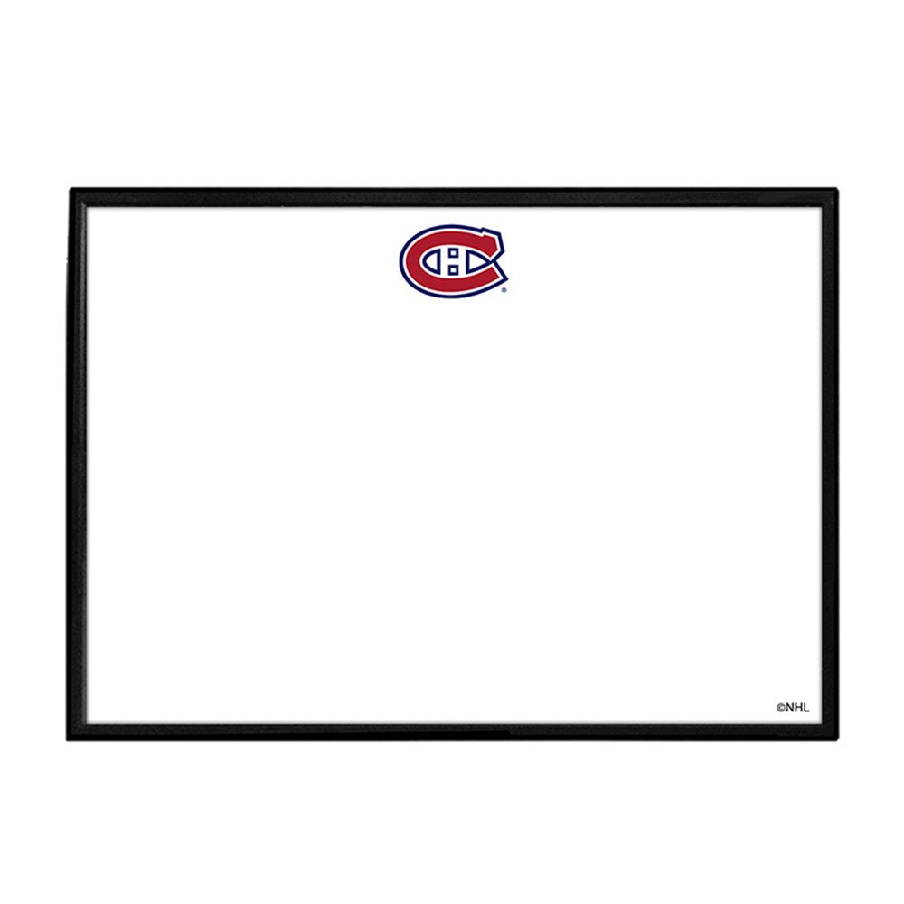 Montreal Canadiens: Framed Dry Erase Wall Sign - The Fan-Brand