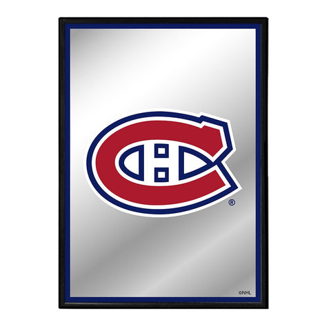 Montreal Canadiens: Logo - Framed Mirrored Wall Sign - The Fan-Brand