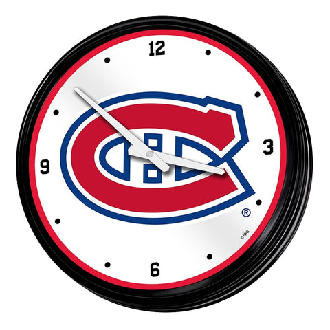 Montreal Canadiens: Retro Lighted Wall Clock - The Fan-Brand