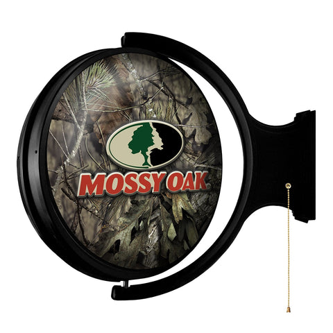 Mossy OakÂ® Break-UpÂ®: Original Round Rotating Lighted Wall Sign - The Fan-Brand