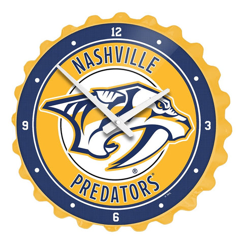 Nashville Predators: Bottle Cap Wall Clock - The Fan-Brand