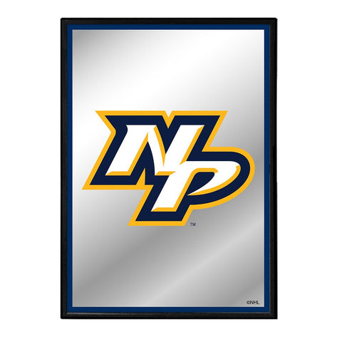 Nashville Predators: Logo - Framed Mirrored Wall Sign - The Fan-Brand