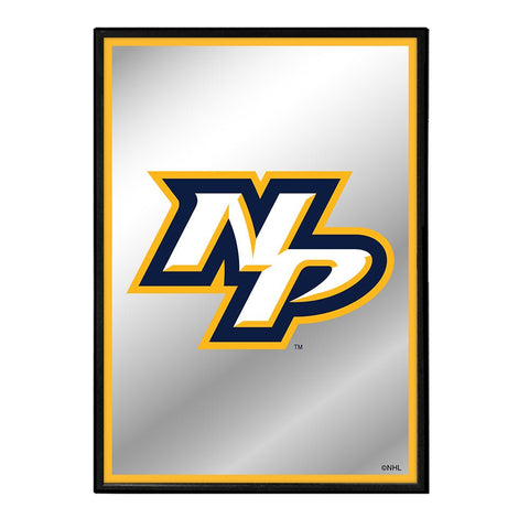 Nashville Predators: Logo - Framed Mirrored Wall Sign - The Fan-Brand