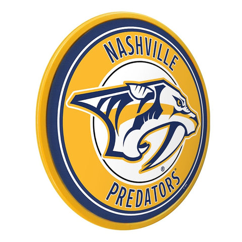 Nashville Predators: Modern Disc Wall Sign - The Fan-Brand