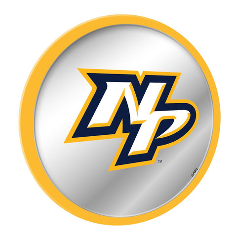 Nashville Predators: Secondary Logo - Modern Disc Mirrored Wall Sign - The Fan-Brand