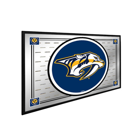 Nashville Predators: Team Spirit - Framed Mirrored Wall Sign - The Fan-Brand