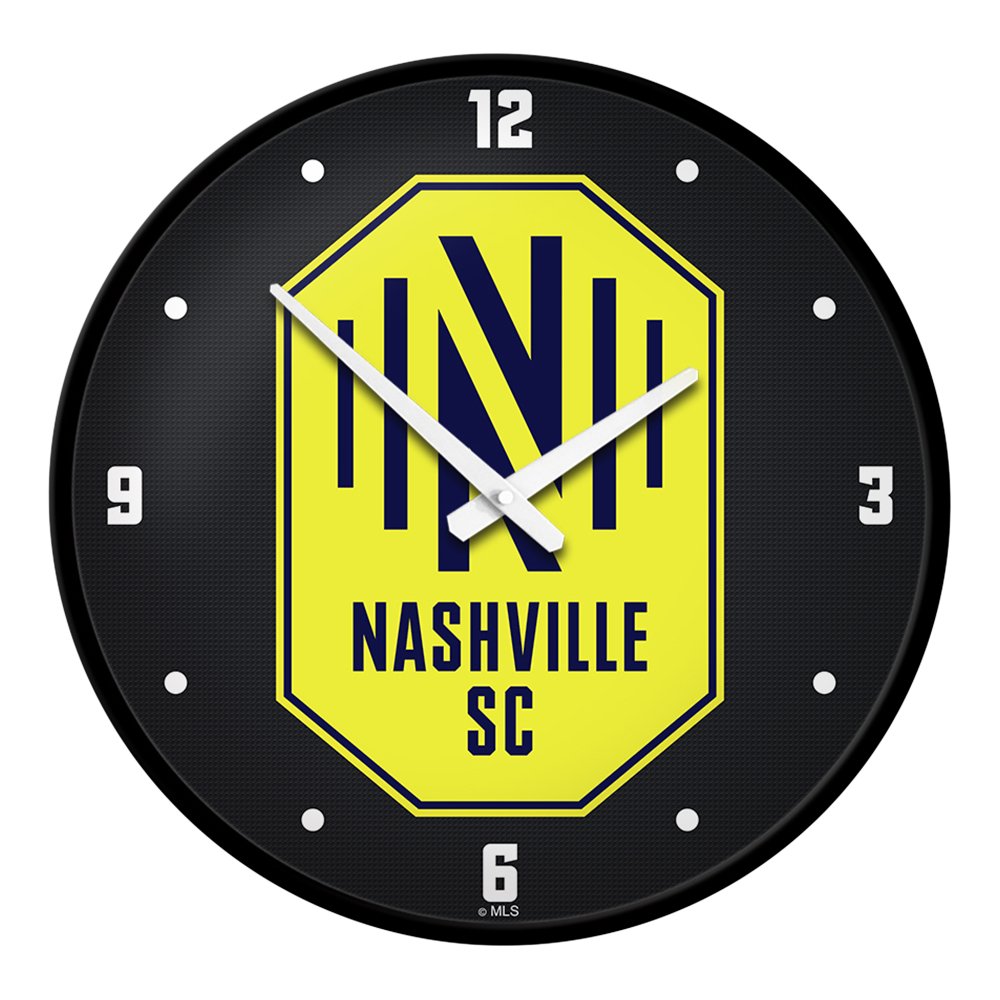 Nashville SC: Modern Disc Wall Clock - The Fan-Brand