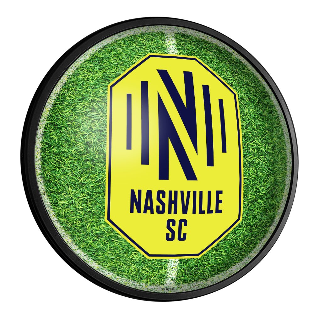 Nashville SC: Pitch - Round Slimline Lighted Wall Sign - The Fan-Brand