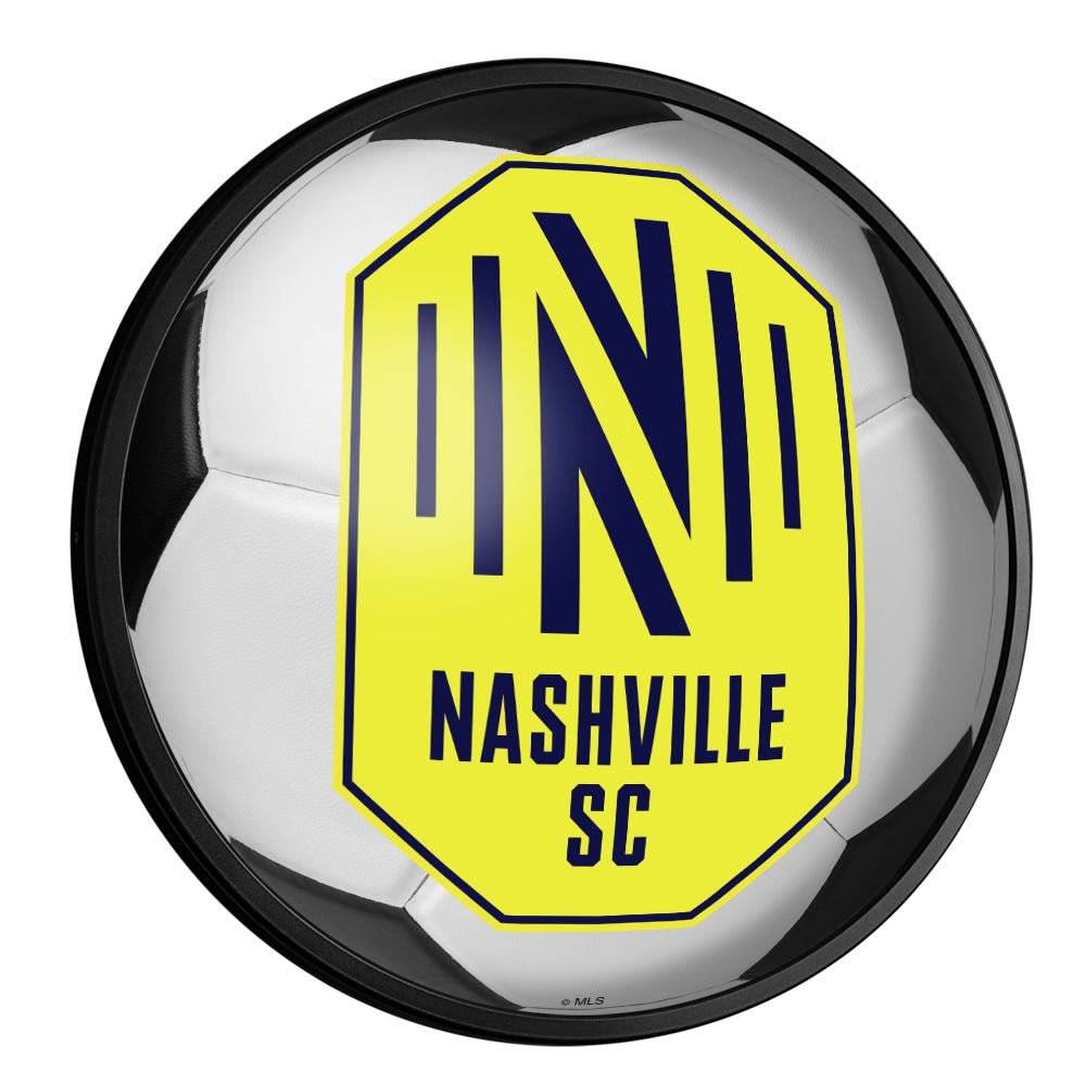 Nashville SC: Soccer - Round Slimline Lighted Wall Sign - The Fan-Brand