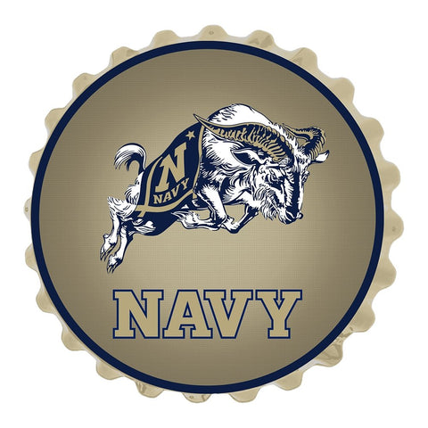 Navy Midshipmen: Bill the Goat - Bottle Cap Wall Sign - The Fan-Brand