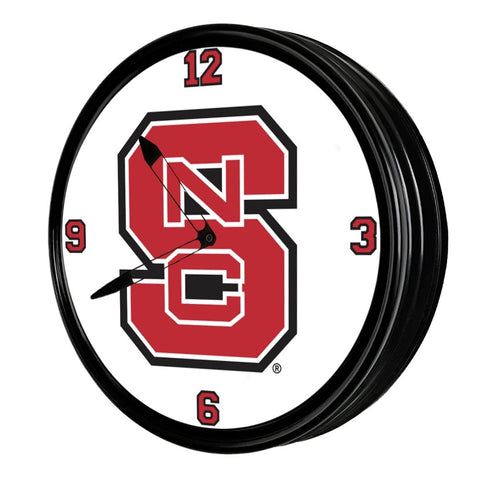 NC State Wolfpack: Retro Lighted Wall Clock - The Fan-Brand