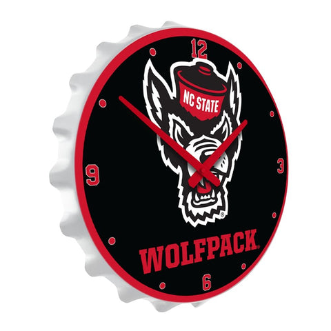 NC State Wolfpack: Tuffy - Bottle Cap Wall Clock - The Fan-Brand