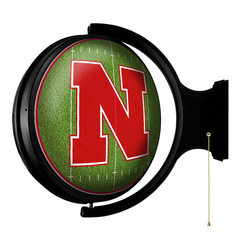 Nebraska Cornhuskers: On the 50 - Rotating Lighted Wall Sign - The Fan-Brand