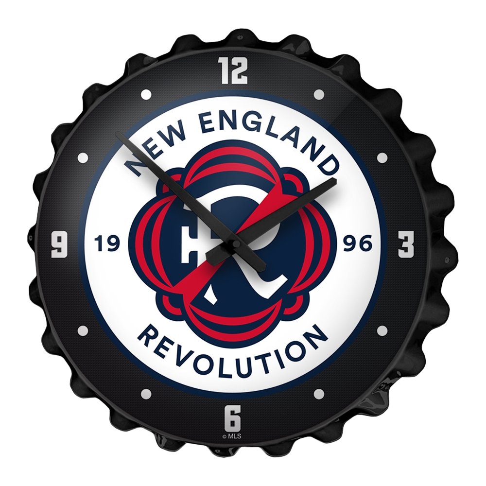 New England Revolution: Bottle Cap Wall Clock - The Fan-Brand