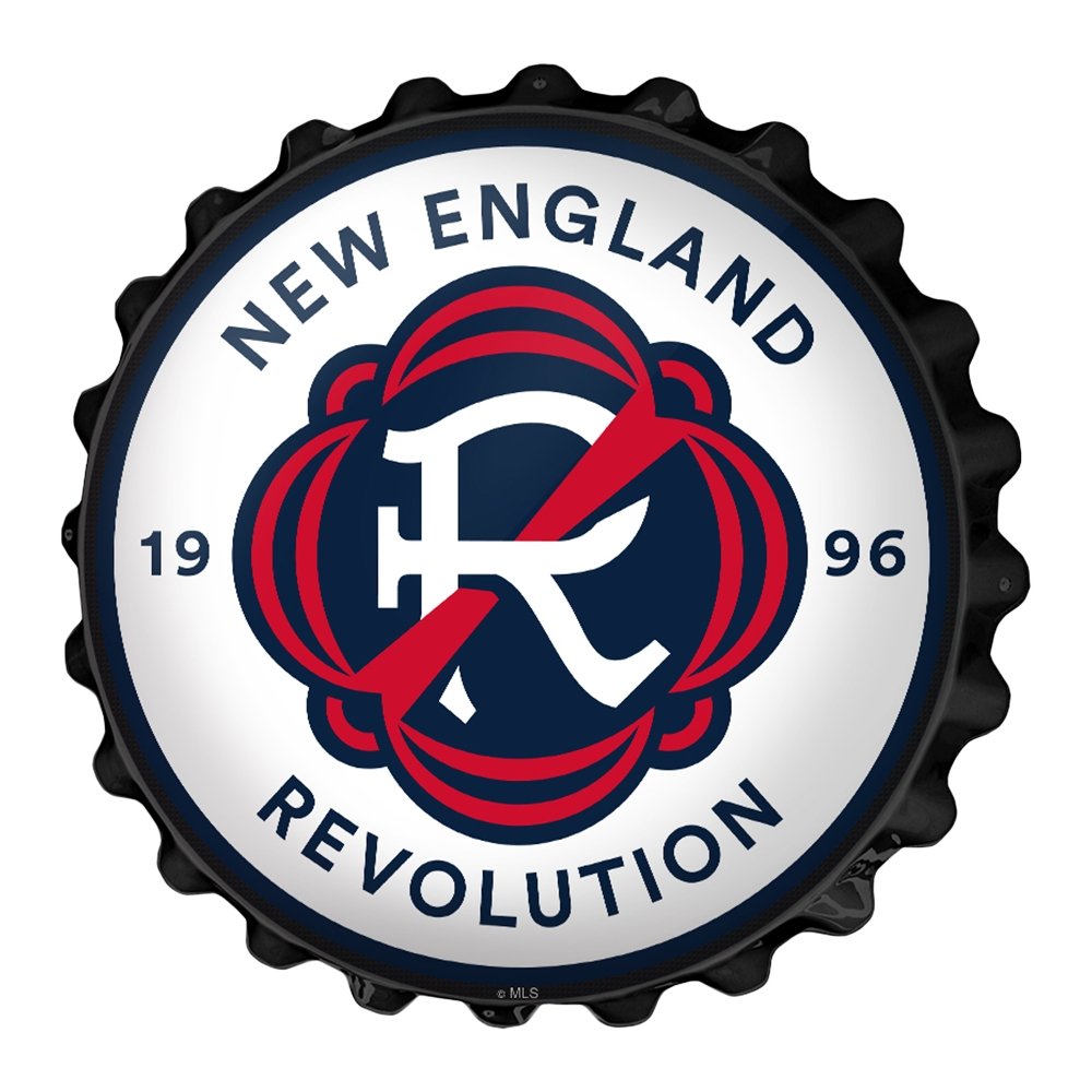 New England Revolution: Bottle Cap Wall Sign - The Fan-Brand