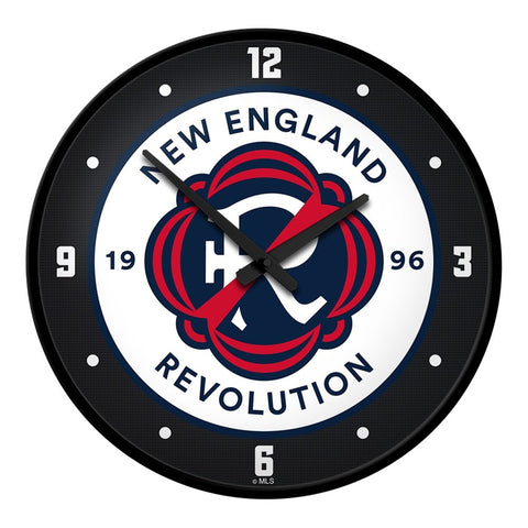 New England Revolution: Modern Disc Wall Clock - The Fan-Brand