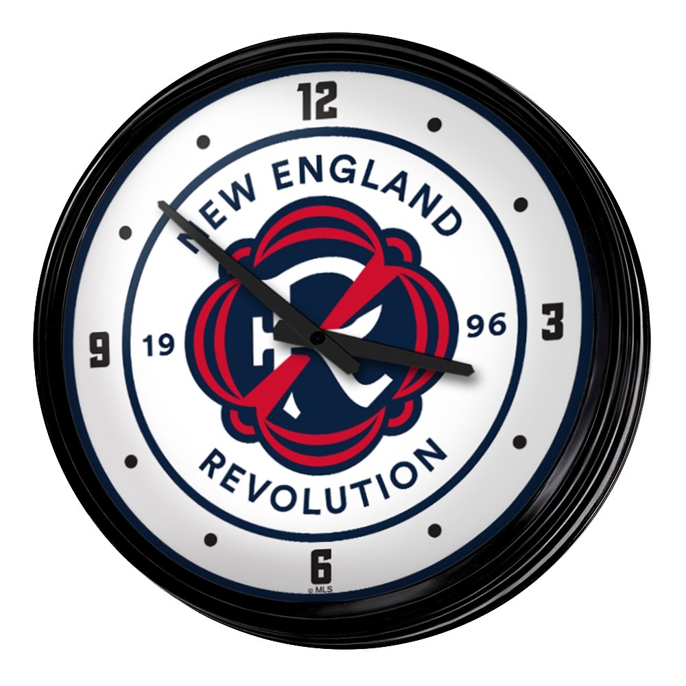 New England Revolution: Retro Lighted Wall Clock - The Fan-Brand