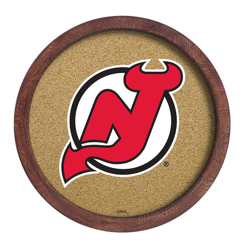 New Jersey Devils: Barrel Top Cork Note Board - The Fan-Brand