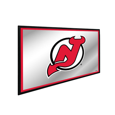 New Jersey Devils: Framed Mirrored Wall Sign - The Fan-Brand