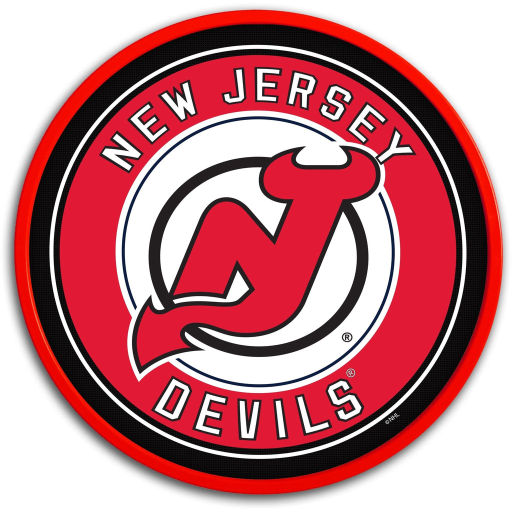 New Jersey Devils: Modern Disc Wall Sign - The Fan-Brand