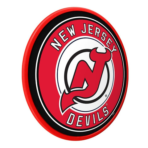 New Jersey Devils: Modern Disc Wall Sign - The Fan-Brand