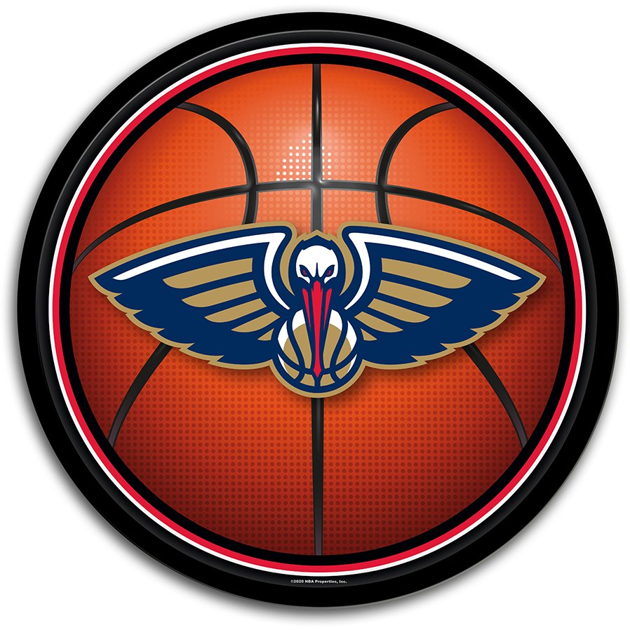New Orleans Pelicans: Basketball - Modern Disc Wall Sign - The Fan-Brand