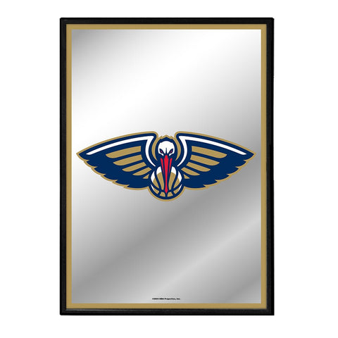 New Orleans Pelicans: Framed Mirrored Wall Sign - The Fan-Brand