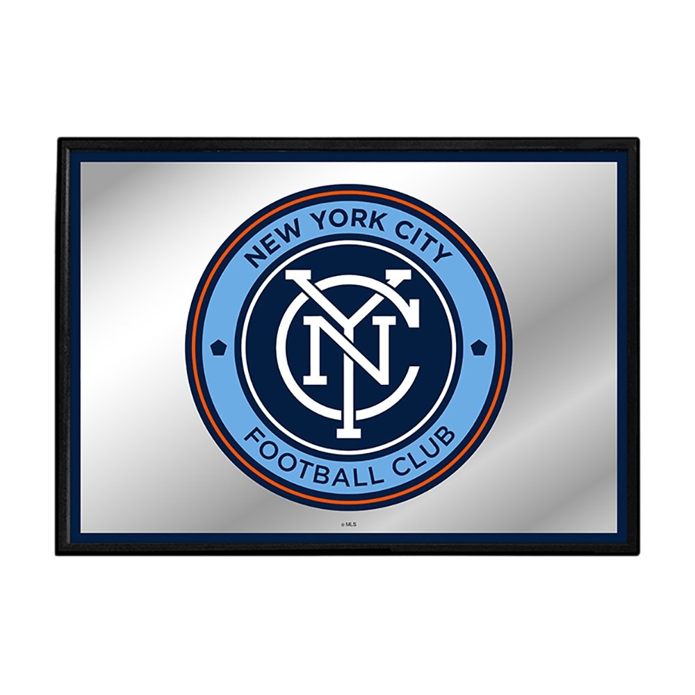 New York City FC: Framed Mirrored Wall Sign - The Fan-Brand