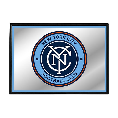 New York City FC: Framed Mirrored Wall Sign - The Fan-Brand