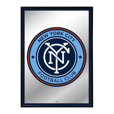 New York City FC: Framed Mirrored Wall Sign - The Fan-Brand