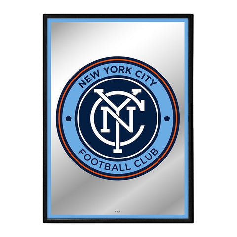 New York City FC: Framed Mirrored Wall Sign - The Fan-Brand