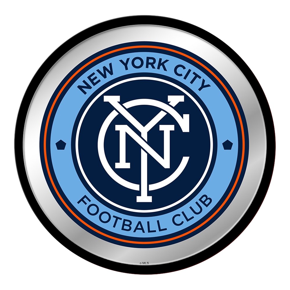 New York City FC: Modern Disc Mirrored Wall Sign - The Fan-Brand