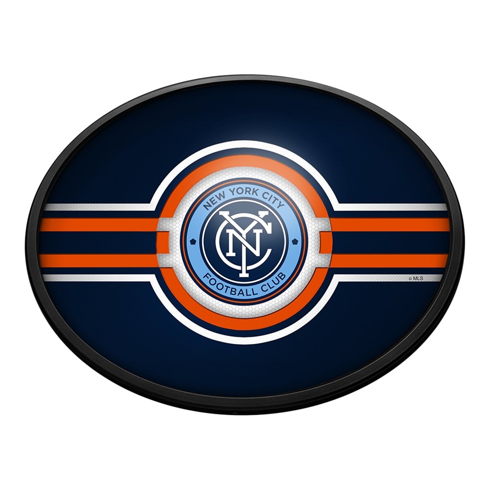 New York City FC: Oval Slimline Lighted Wall Sign - The Fan-Brand