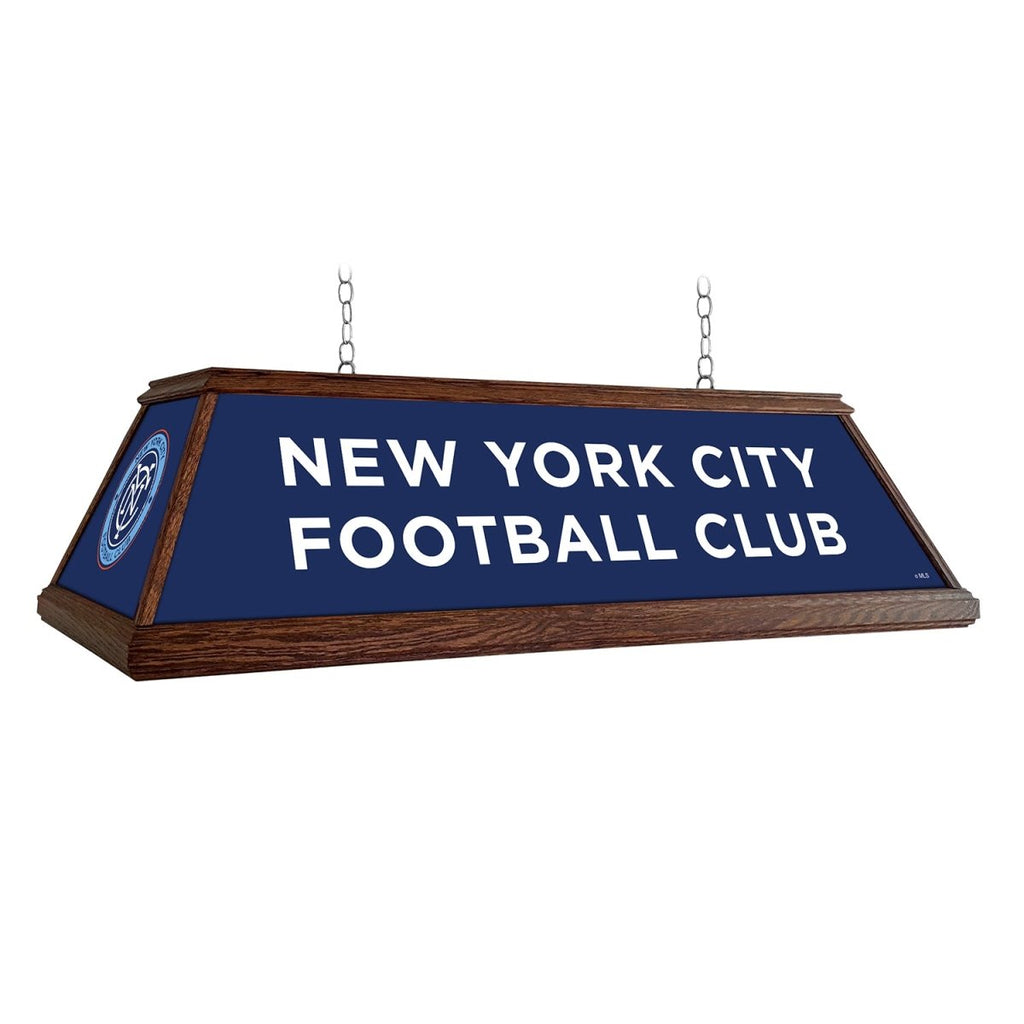 New York City FC: Premium Wood Pool Table Light - The Fan-Brand