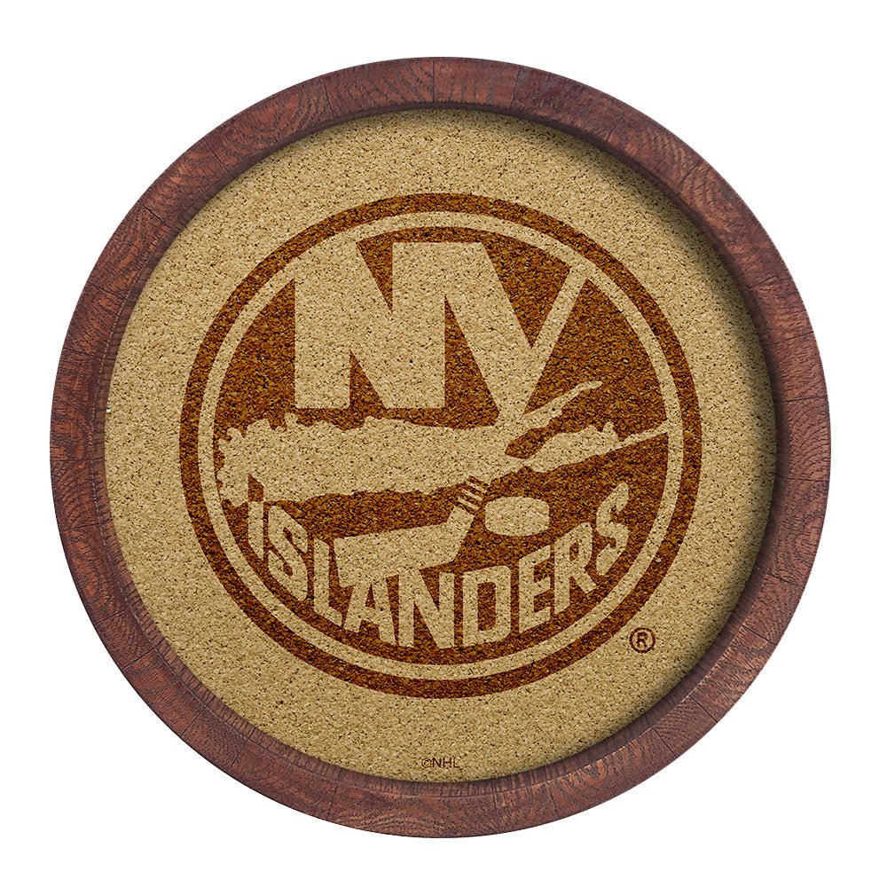 New York Islanders: Barrel Top Cork Note Board - The Fan-Brand