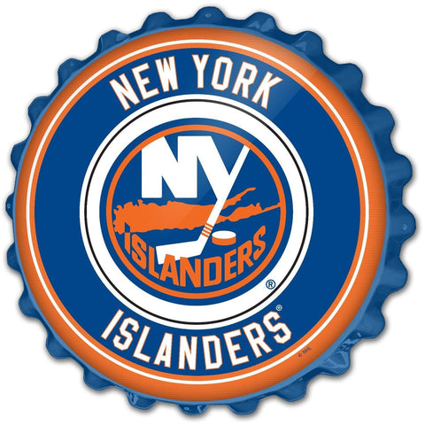 New York Islanders: Bottle Cap Wall Sign - The Fan-Brand