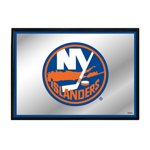 New York Islanders: Framed Mirrored Wall Sign - The Fan-Brand