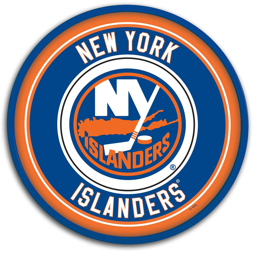 New York Islanders: Modern Disc Wall Sign - The Fan-Brand