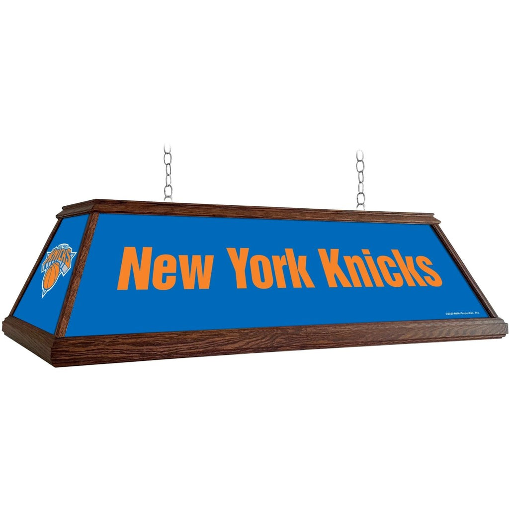 New York Knicks: Premium Wood Pool Table Light - The Fan-Brand