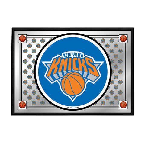 New York Knicks: Team Spirit - Framed Mirrored Wall Sign - The Fan-Brand